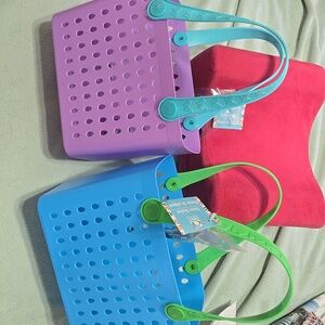 Set of 2 Viral EASTER BASKETS with CHARMS